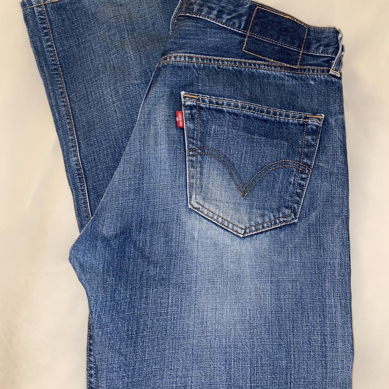 Levi's indigo jeans with no back tag perfect... - Depop