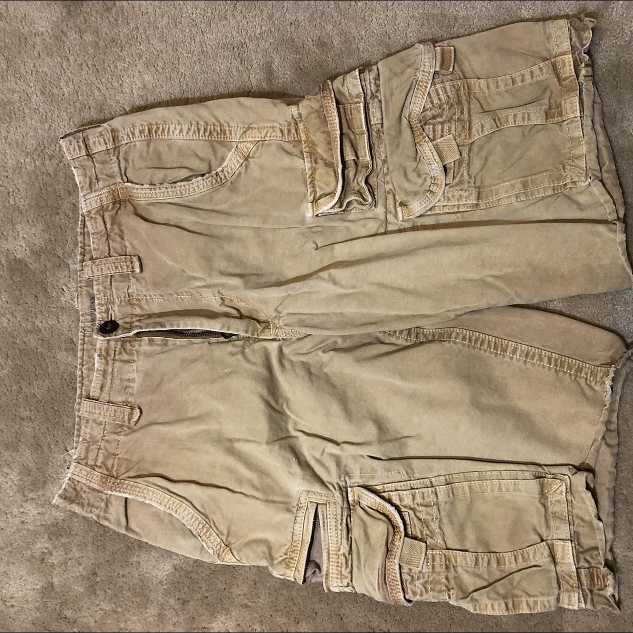 American Eagle Outfitters Men's Tan Shorts | Depop