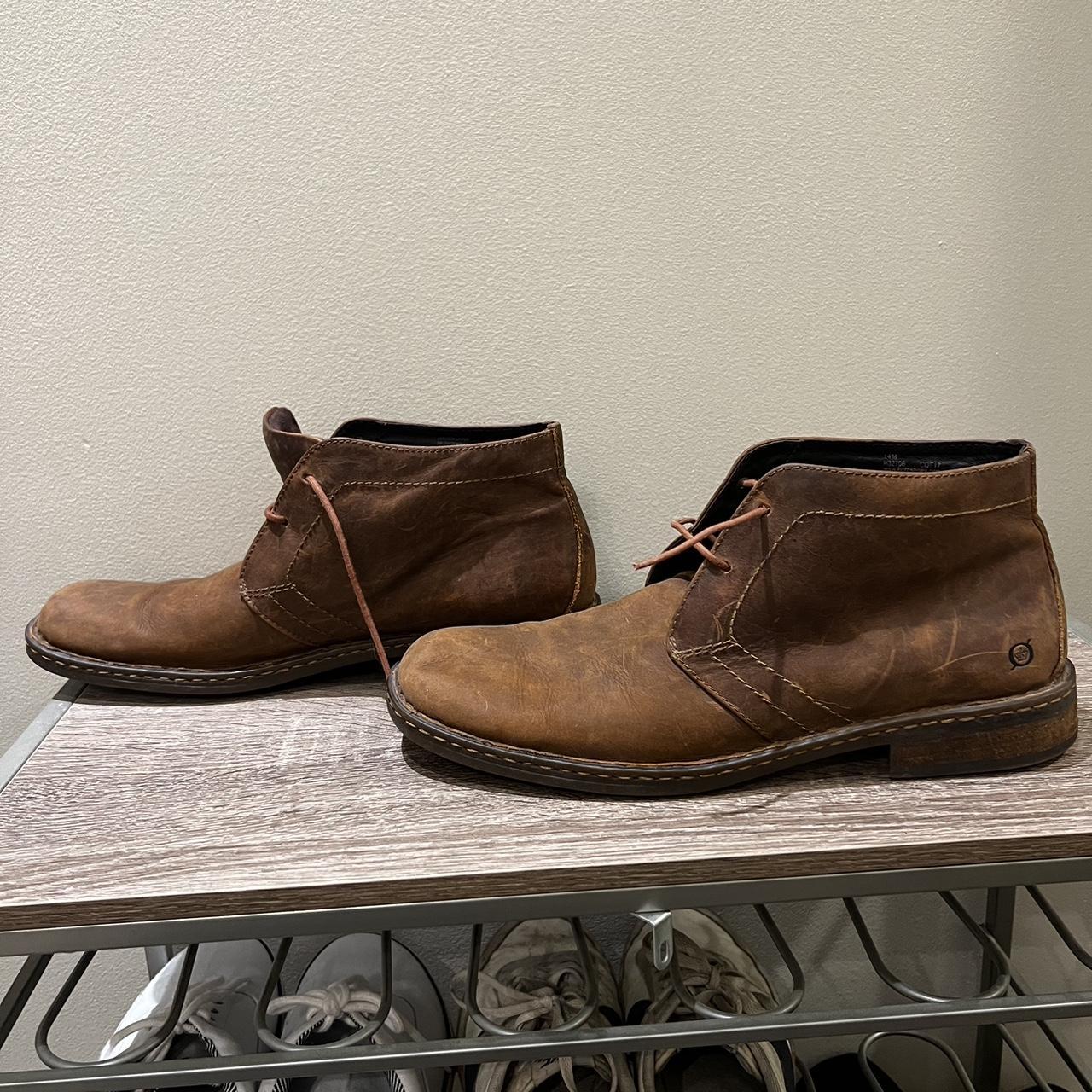 Born Men's Harrison Leather Chukka Boots