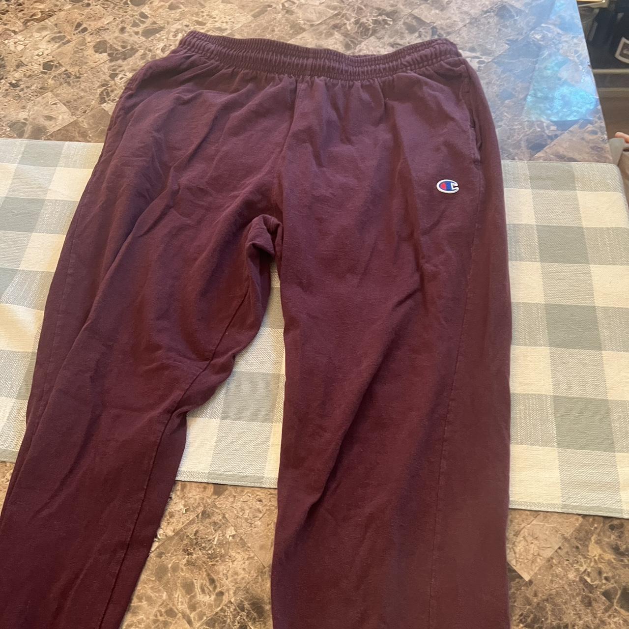 Champion Maroon Sweats🔥 - Depop