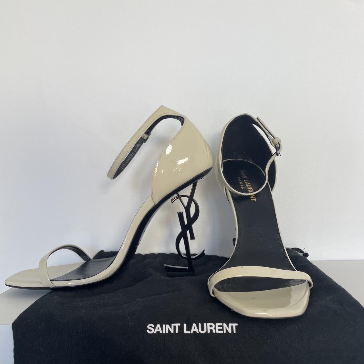 Saint Laurent Paris YSL Black leather - Depop