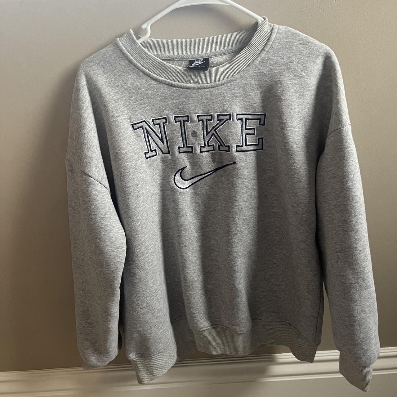 vintage nike crew neck - size smal - tiny stain, but... - Depop