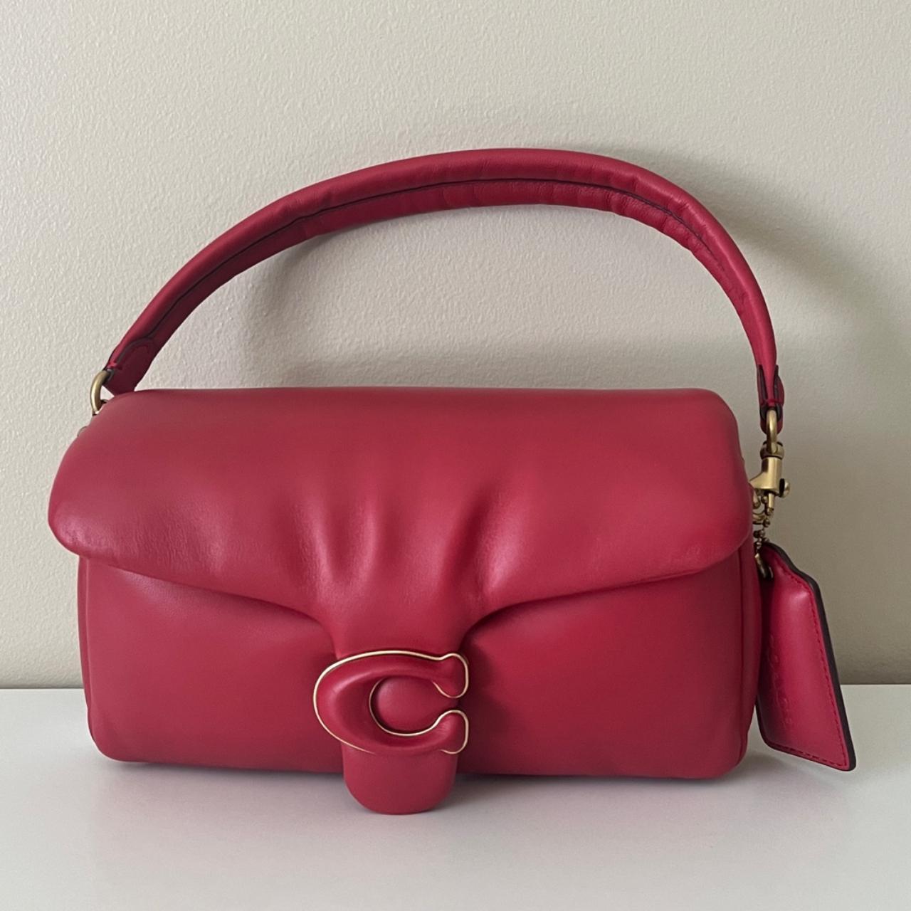 Coach Pillow Tabby Shoulder Bag 26 Red Apple