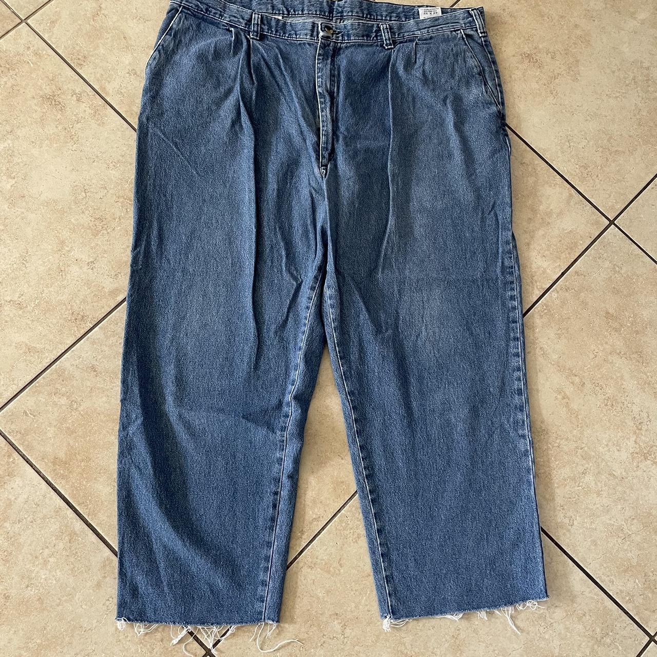 42x32 Baggy Denim Wrangler Timber Creek Jeans - Depop