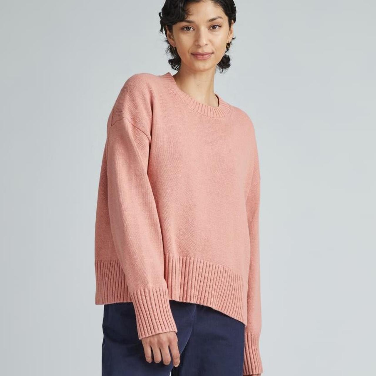 Everlane pink sweater best sale