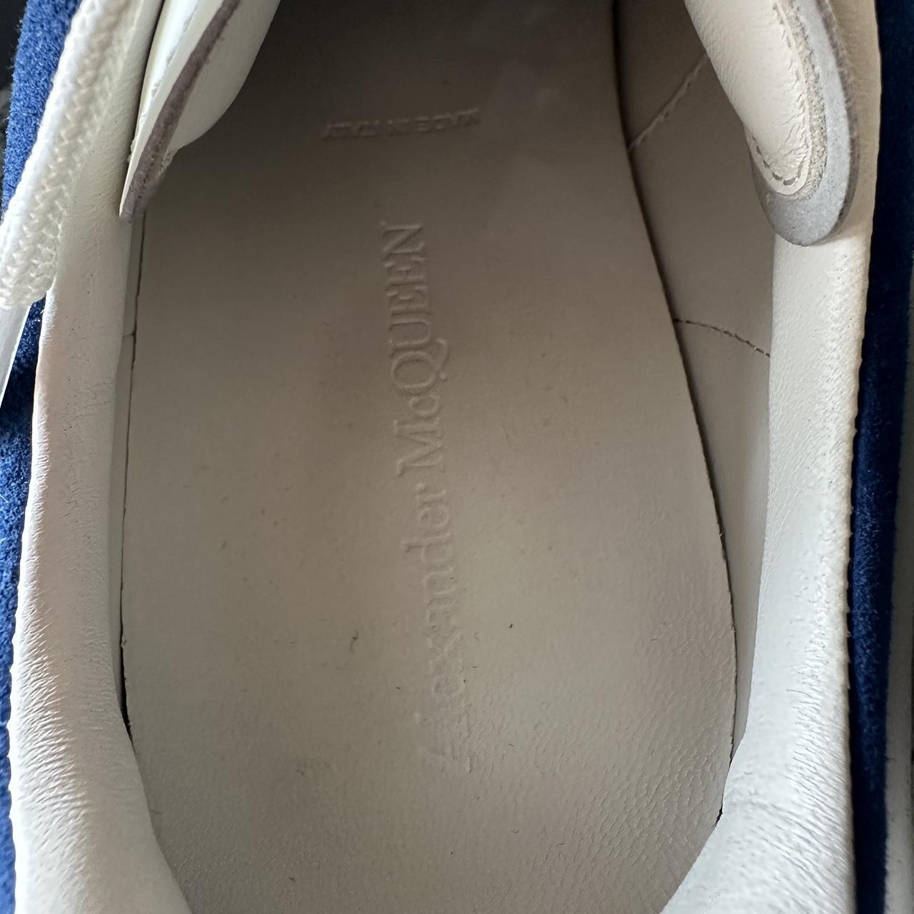 alexander mcqueen white blue