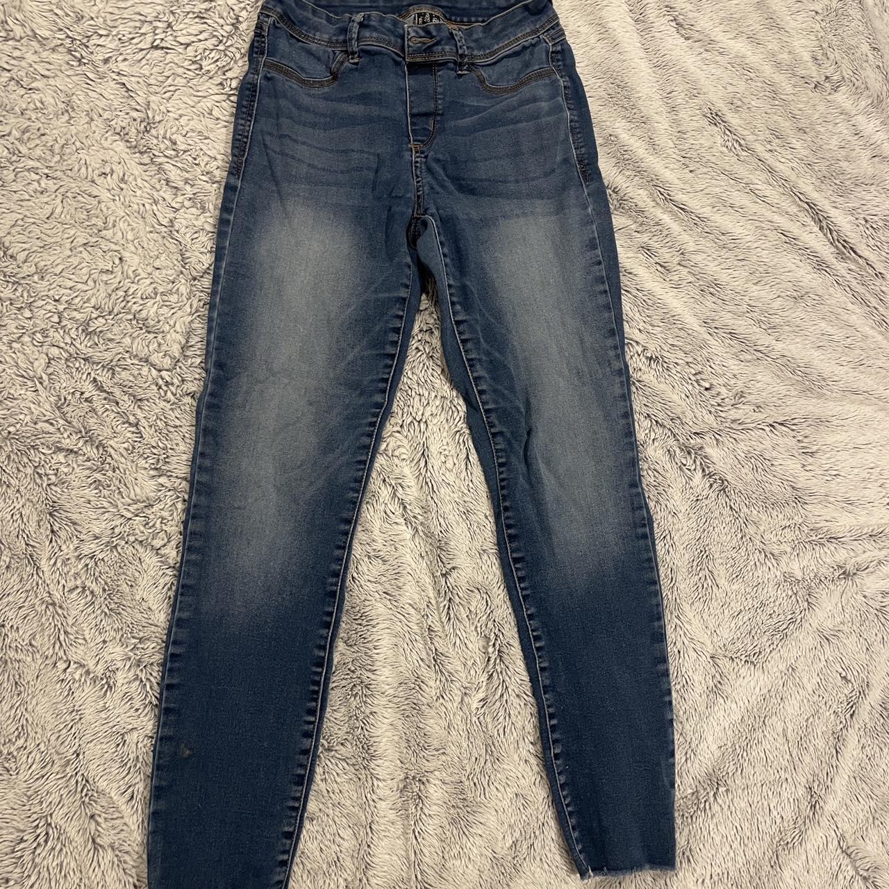 Stretch denim skinny jeans - Depop