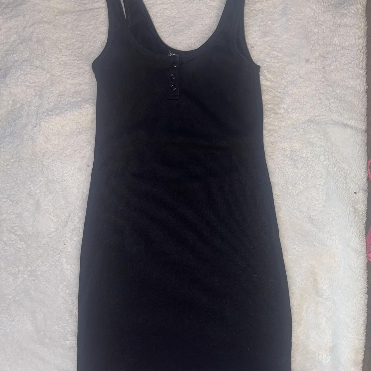 zara ribbed tank dress - Depop