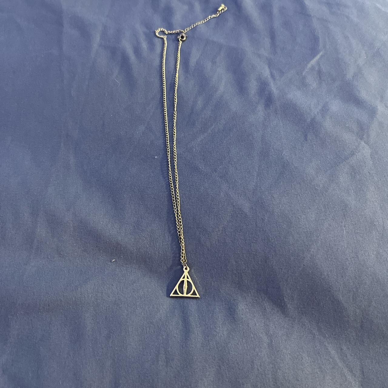 Gold horocrux Harry Potter necklace!!! Depop