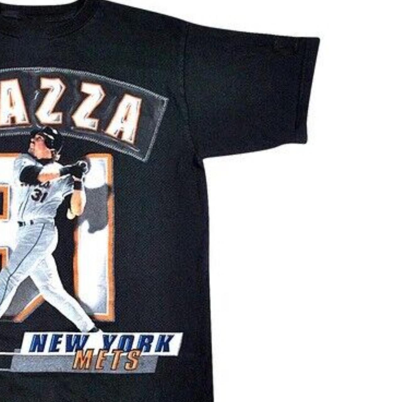 Vintage Nike Team MLB New York Mets Mike Piazza - Depop