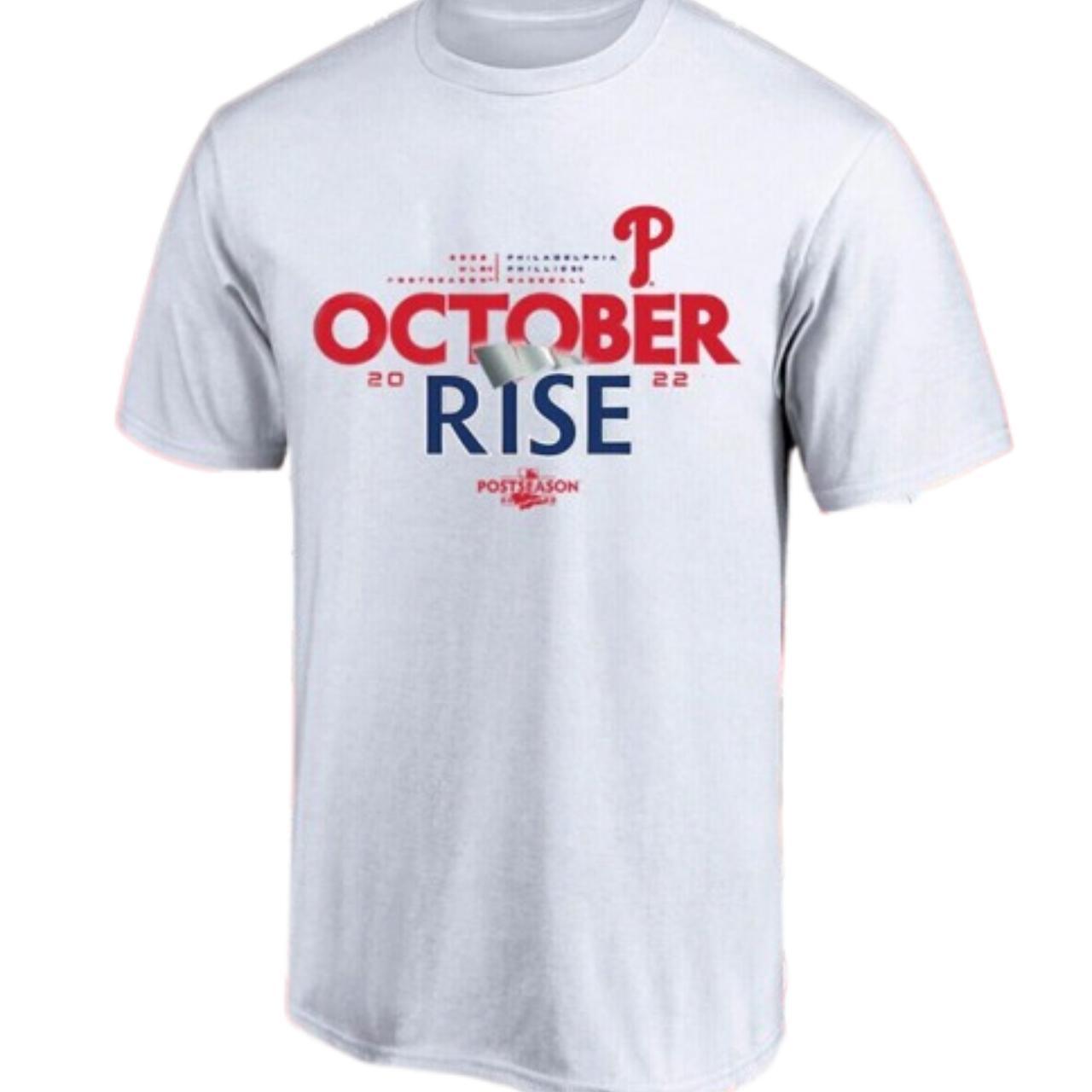 Cheap MLB Baseball Team Philadelphia Phillies October Rise T Shirt