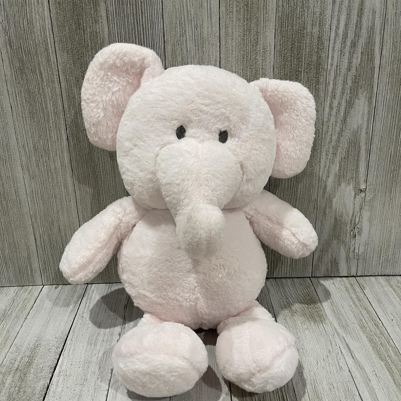 Kellytoy Pink ELEPHANT Stuffed Animal Rattle Crinkle... Depop
