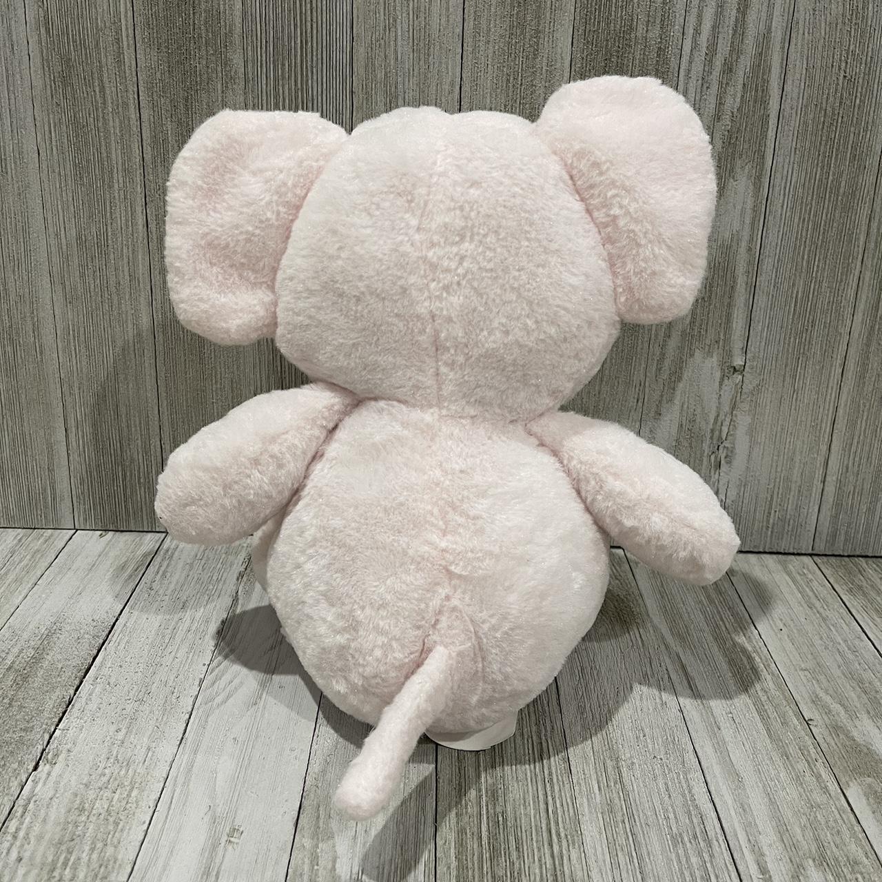 Kellytoy Pink ELEPHANT Stuffed Animal Rattle Crinkle... Depop