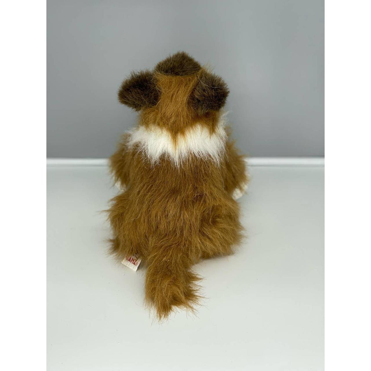 GANZ Webkinz Collie White & Brown Plush Dog Lassie Toy no code