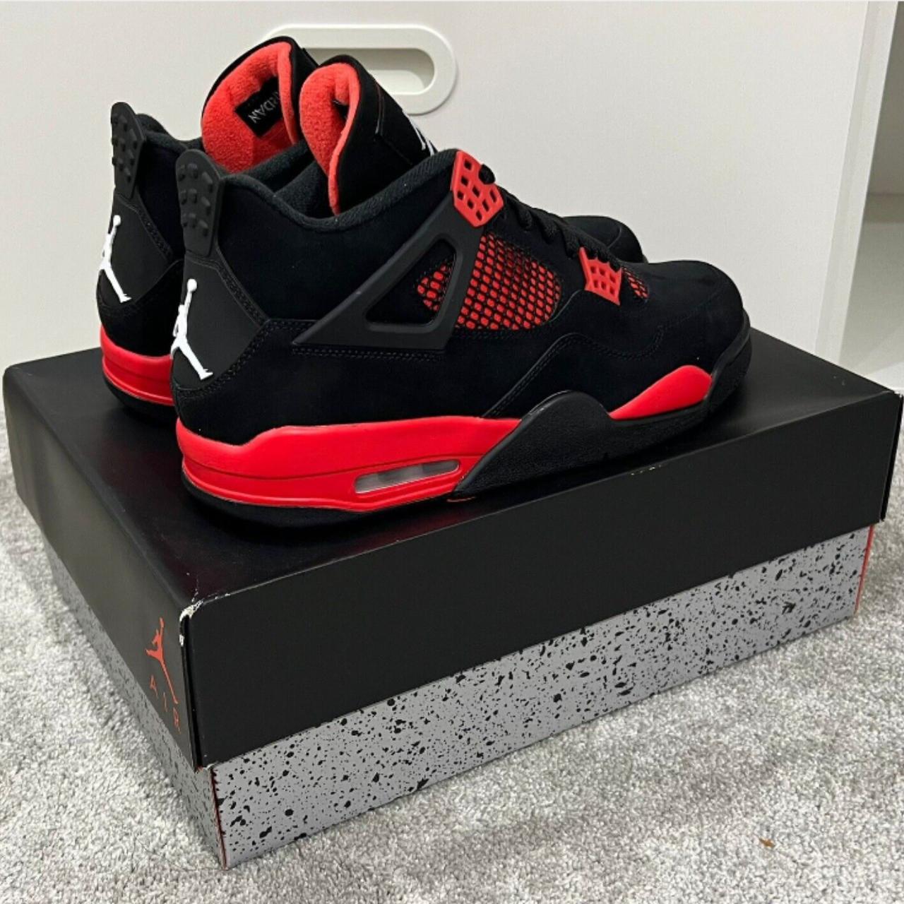 New Jordan 4 red thunders with box Best quality... - Depop