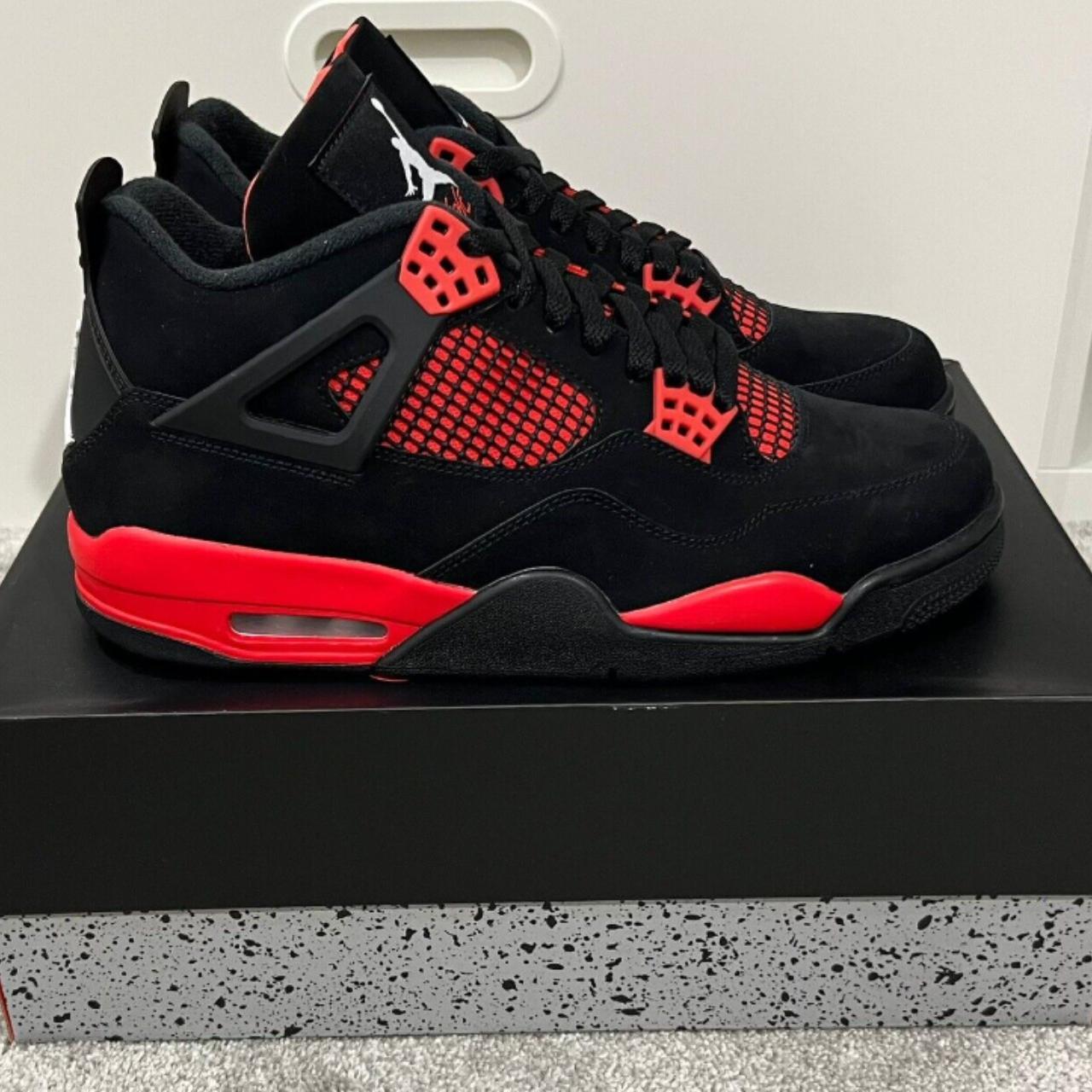 New Jordan 4 red thunders with box Best quality... - Depop