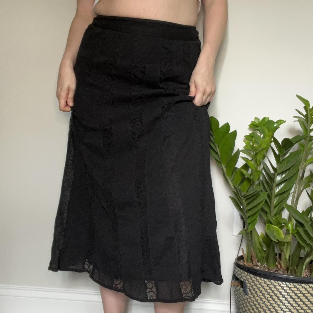 Black lace skirt nz hotsell