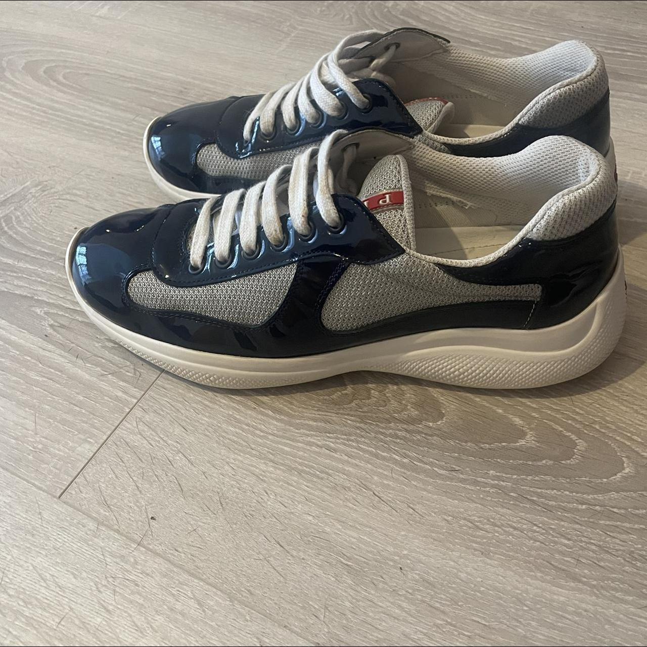 Blue Prada Shoes: Size 7 Mint Condition wore like... - Depop