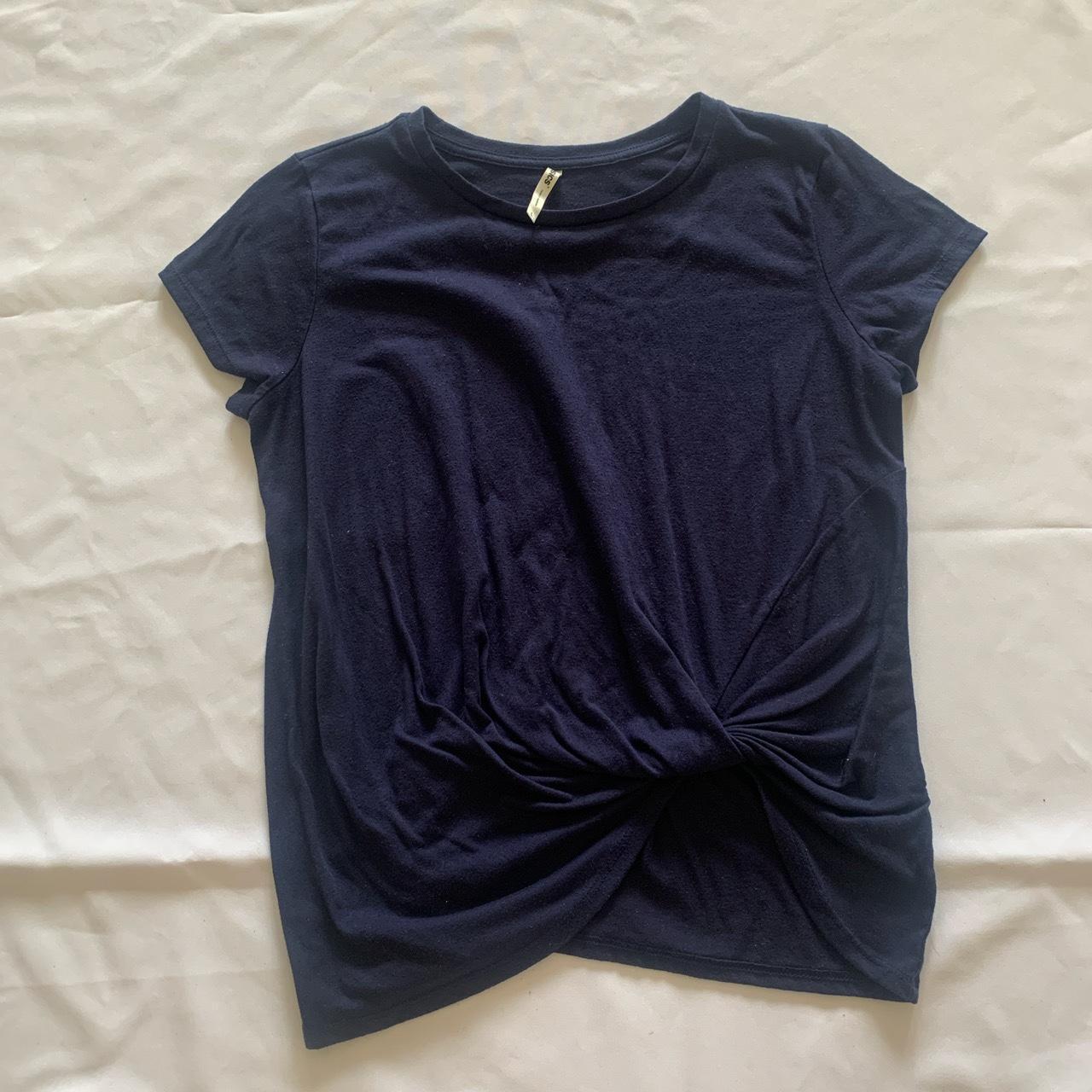 Navy Knot Tee Shirt