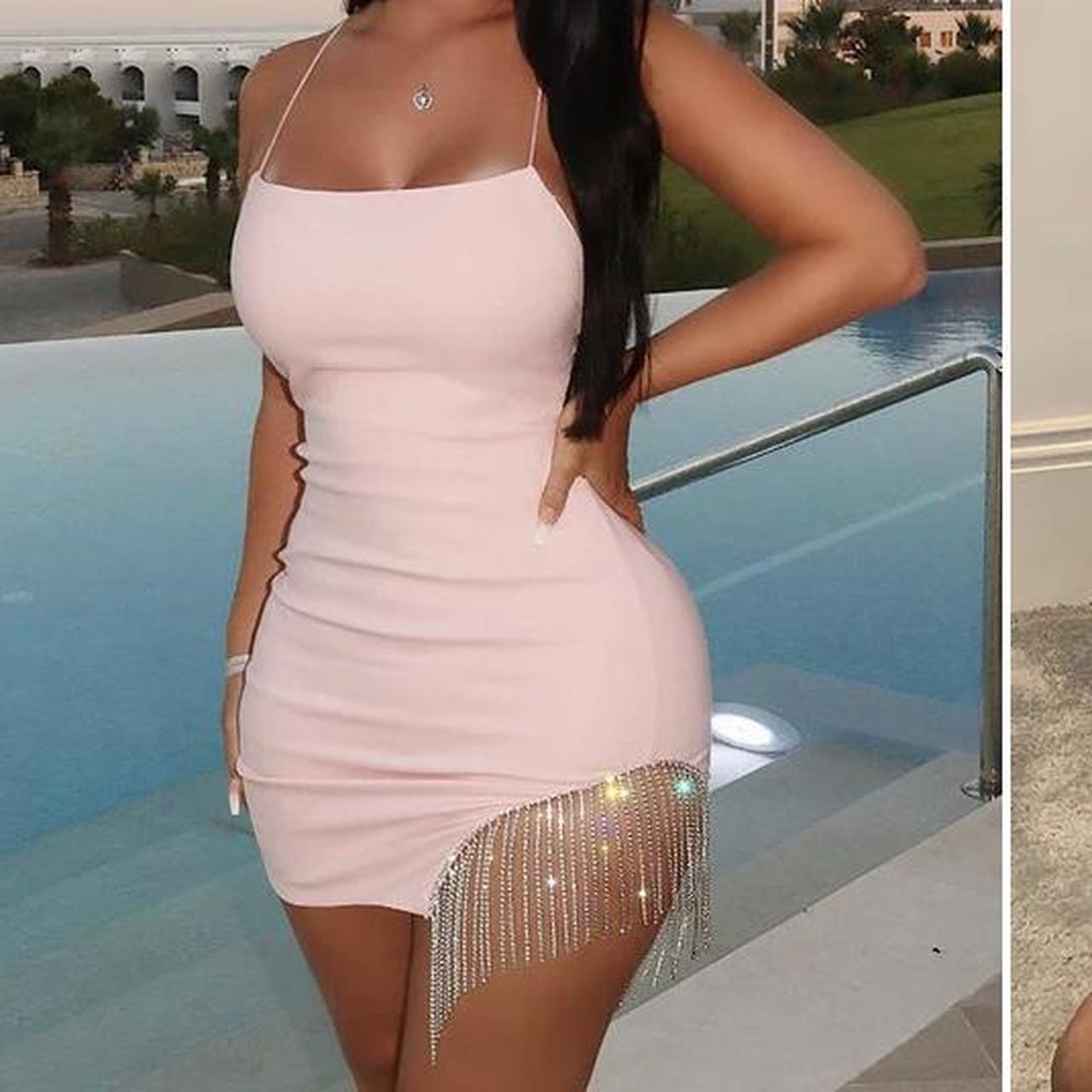 Light pink fashion nova dress hotsell