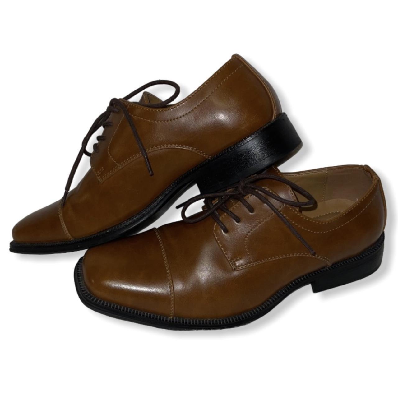 Pre-Owned Alfani Adam Oxfords Brown Cap Toe Depop