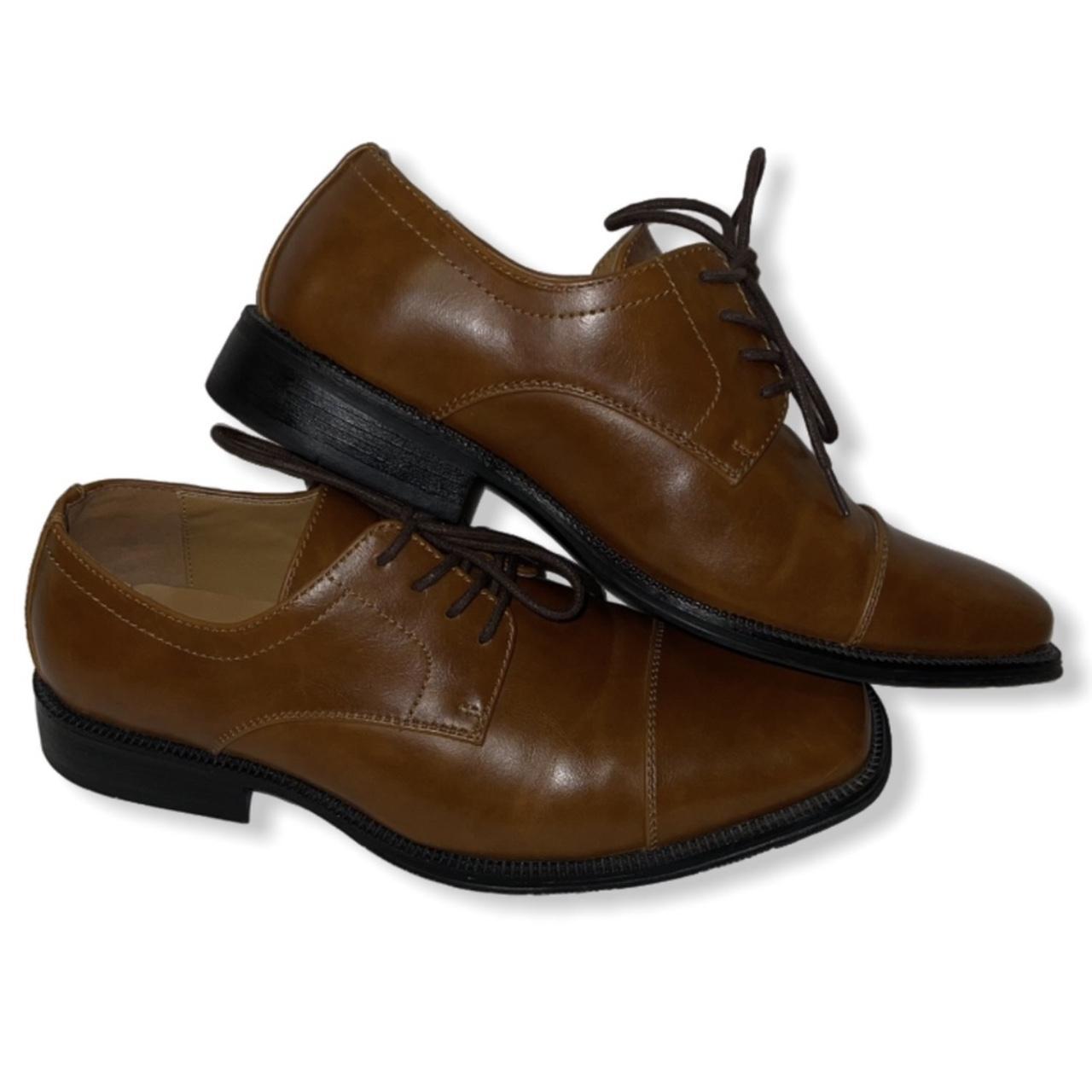 Pre-Owned Alfani Adam Oxfords Brown Cap Toe Depop