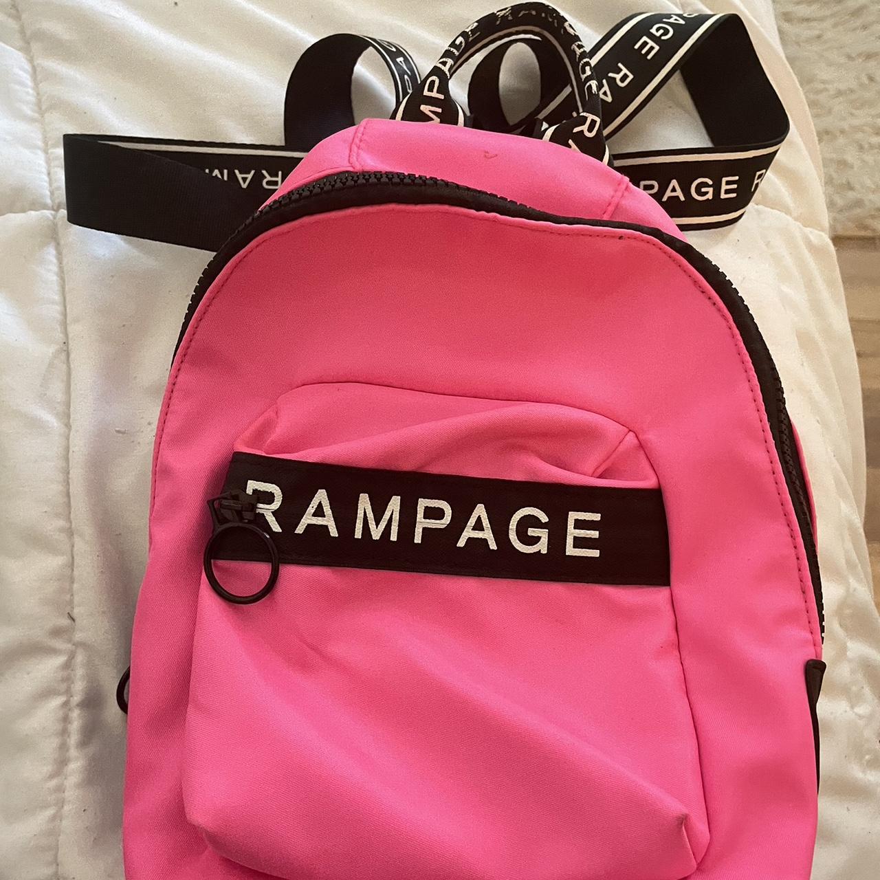 small hot pink rampage backpack Depop