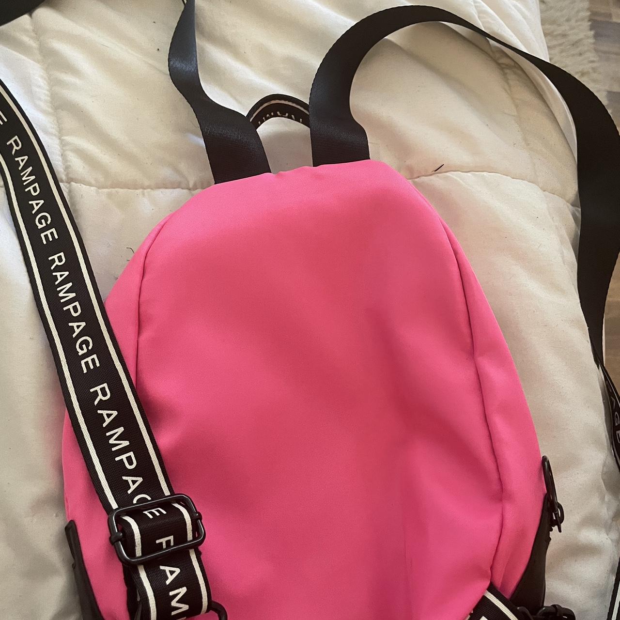 small hot pink rampage backpack Depop