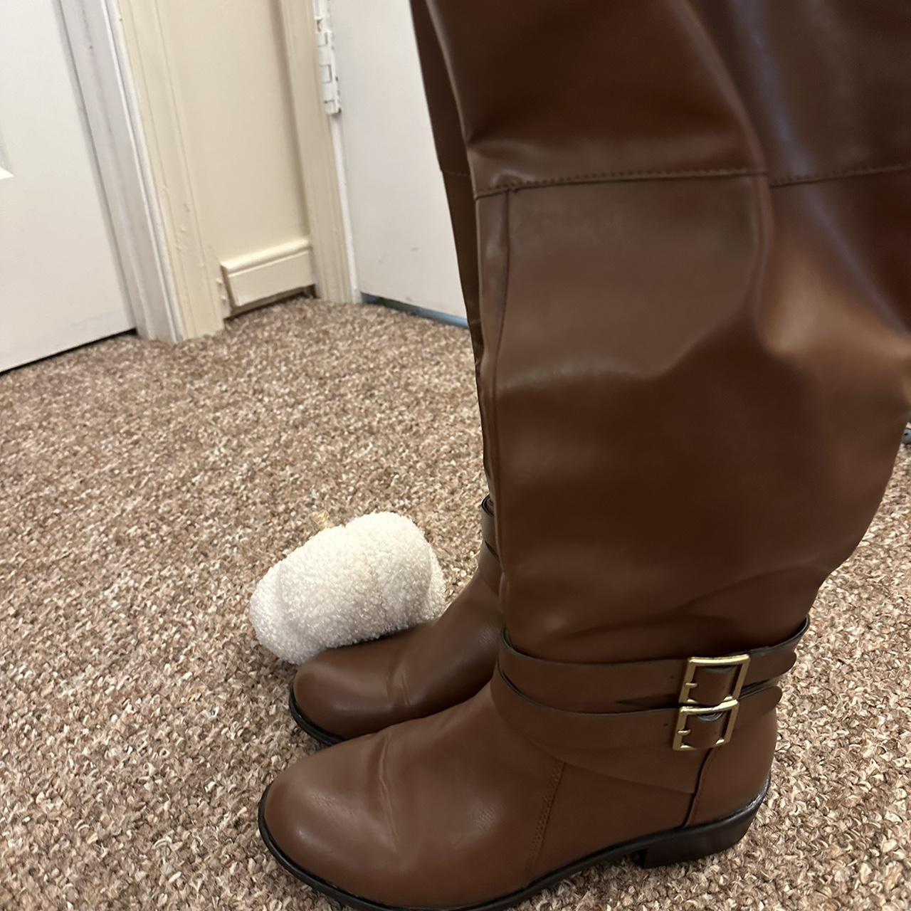 Brown leather boots! Boots Winter Jcpenny Depop