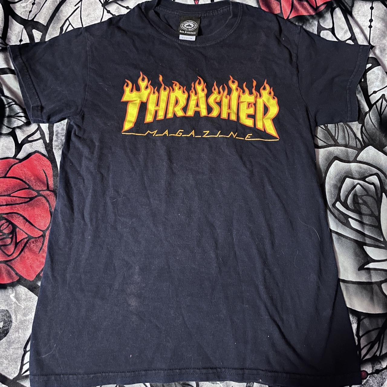 thrasher shirt worn a couple times but in good