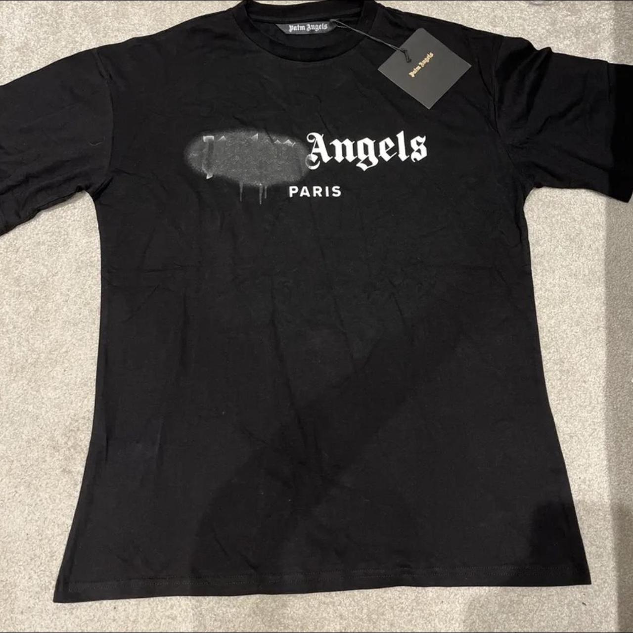 Palm angels T-shirt got as a gift really good price - Depop