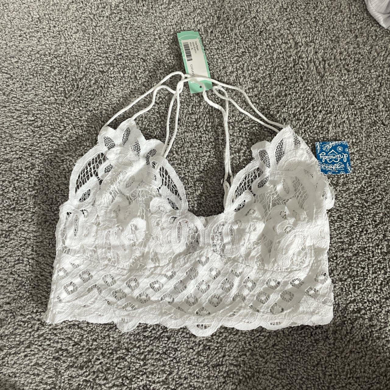 FREE PEOPLE ⍣ The Adella Bralette bra top pretty, - Depop