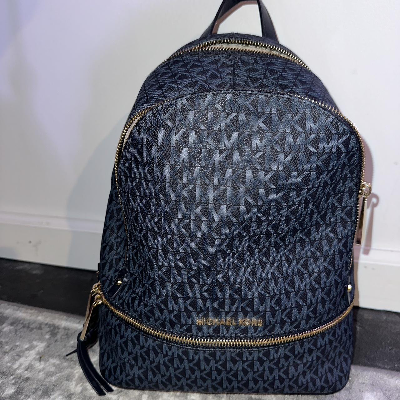 Michael kors mini backpack blue online