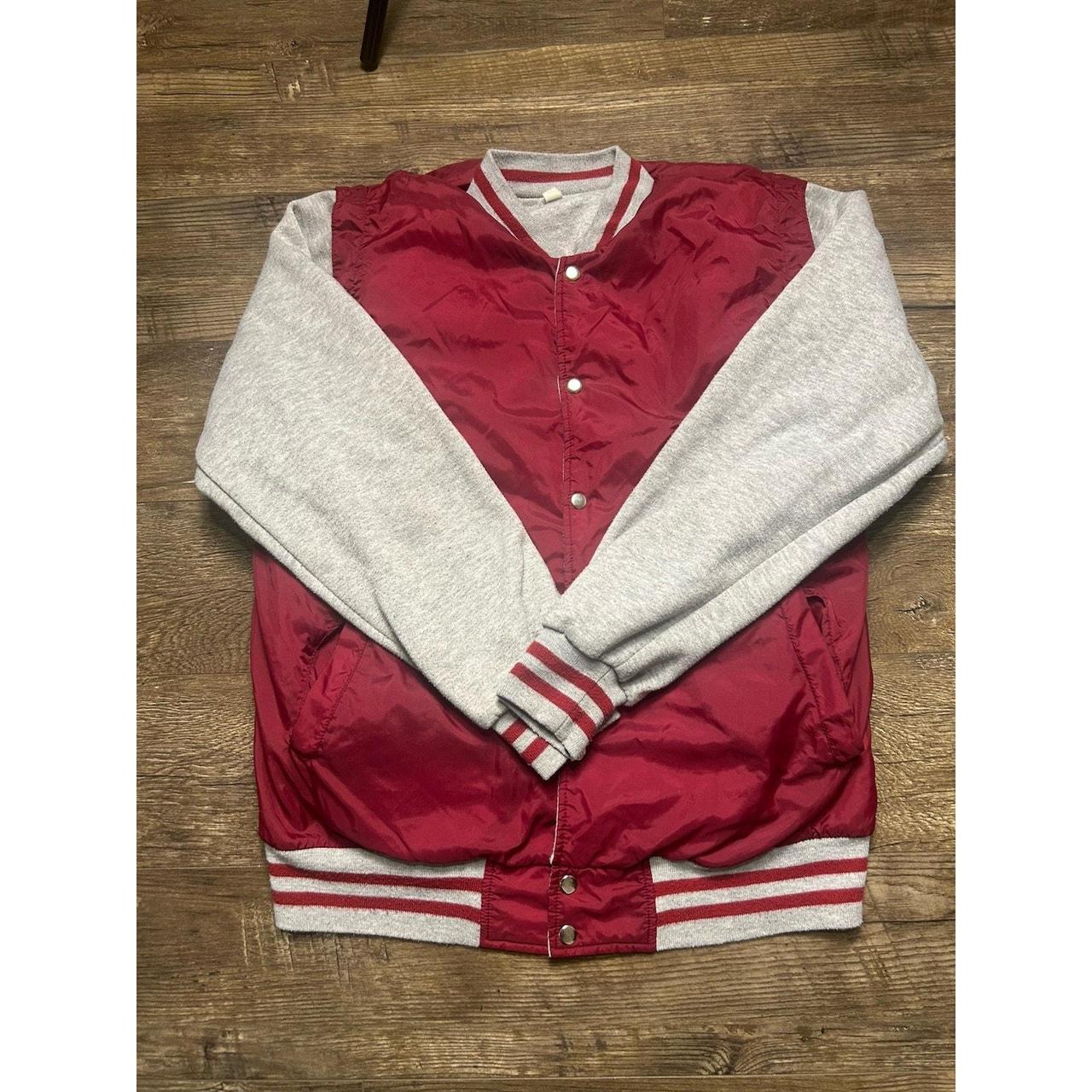 Source Unknown Men's Jacket - Grey/Red - L – Vint… - image 1