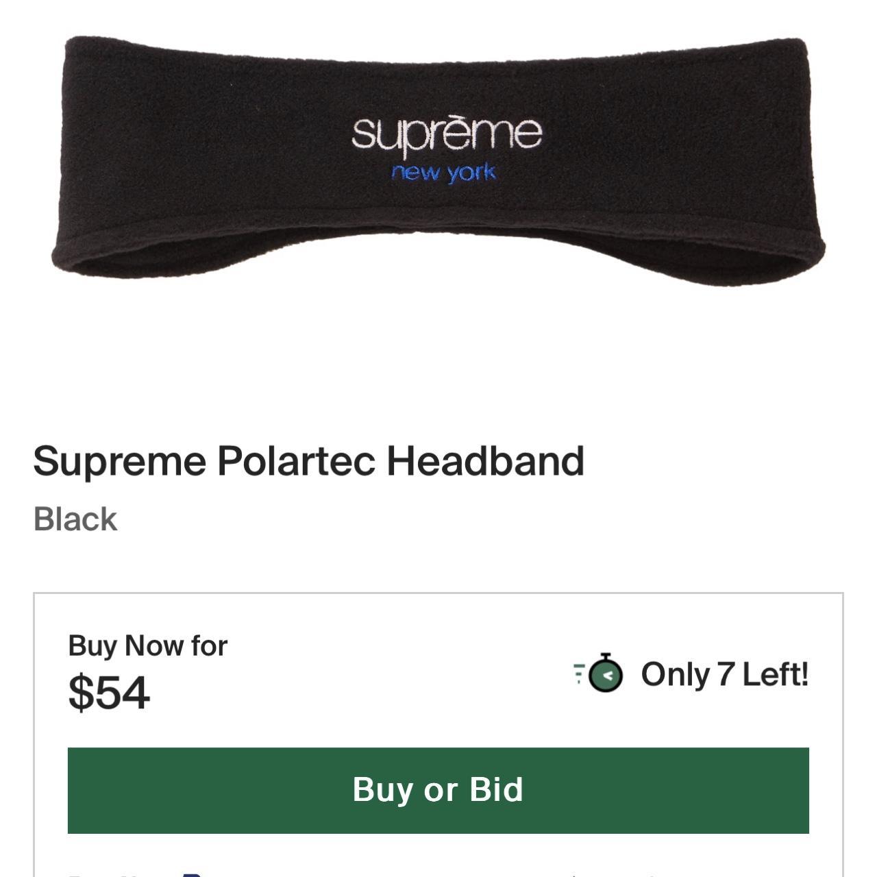 SUPREME Polartec Headband