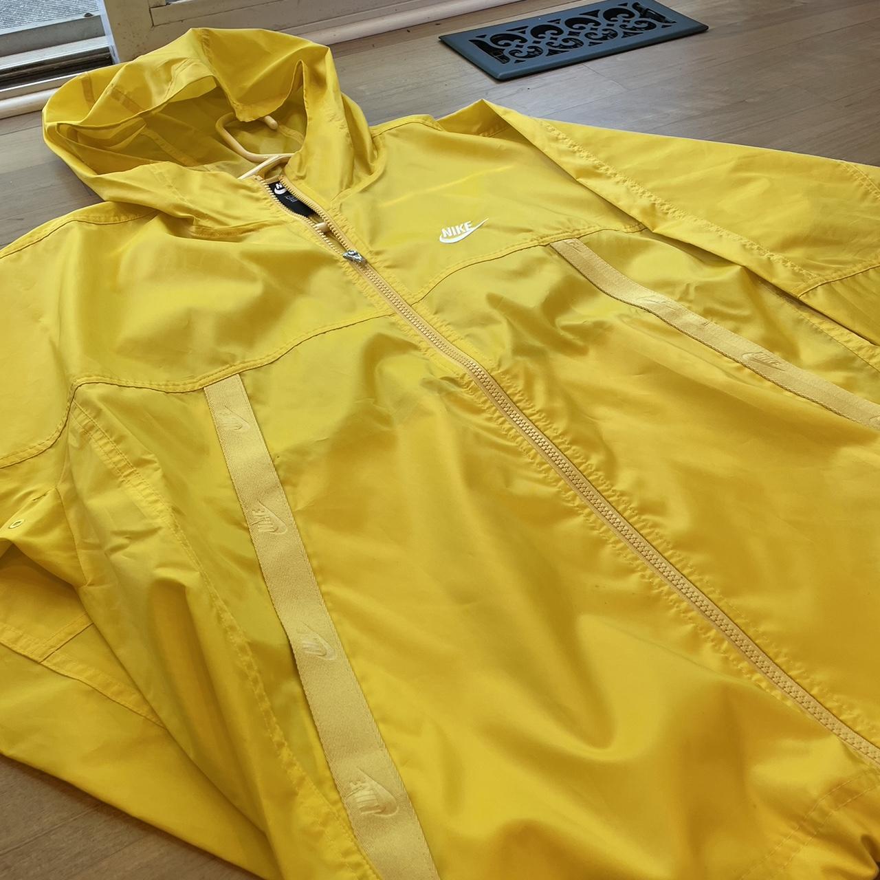 Nike jacket Yellow Nike windbreaker. Size large,... - Depop