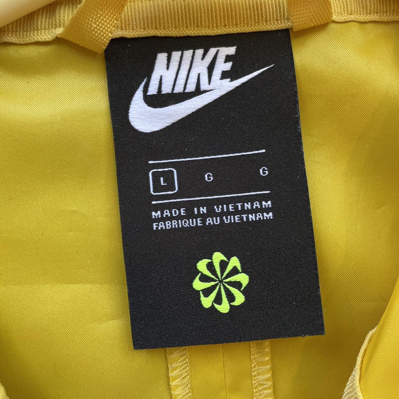 Nike jacket Yellow Nike windbreaker. Size large,... Depop