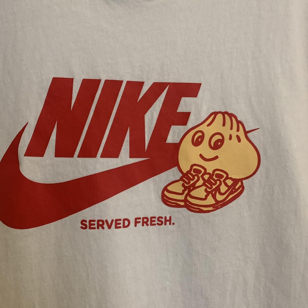 RARE! Nike Sole Food Served Fresh Graphic Dumpling... - Depop