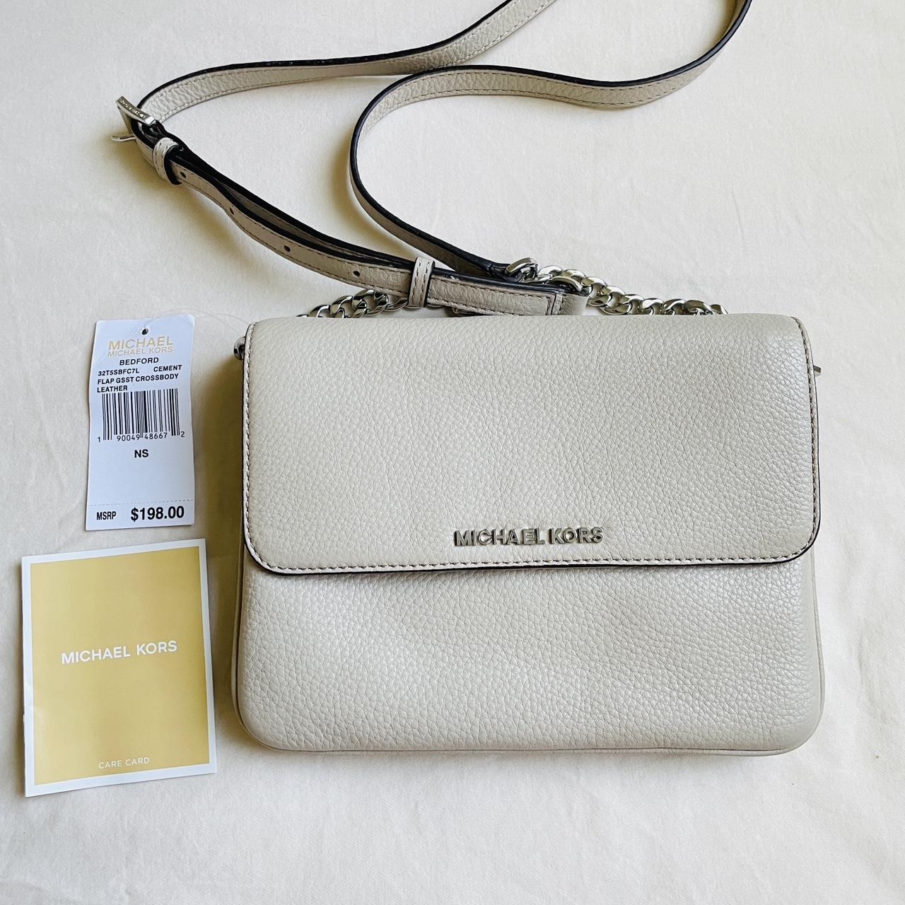 Michael Kors Leather Crossbody Bag Original price. Depop