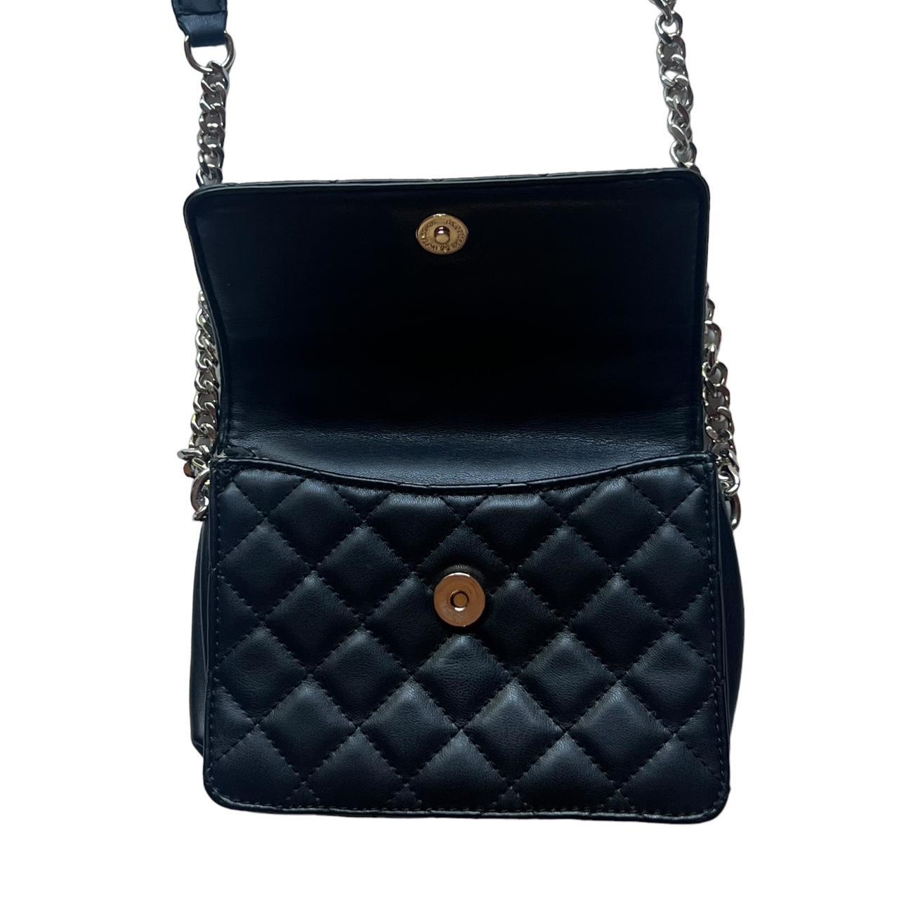 Guess Victoria Chain Shoulder Bag in Black