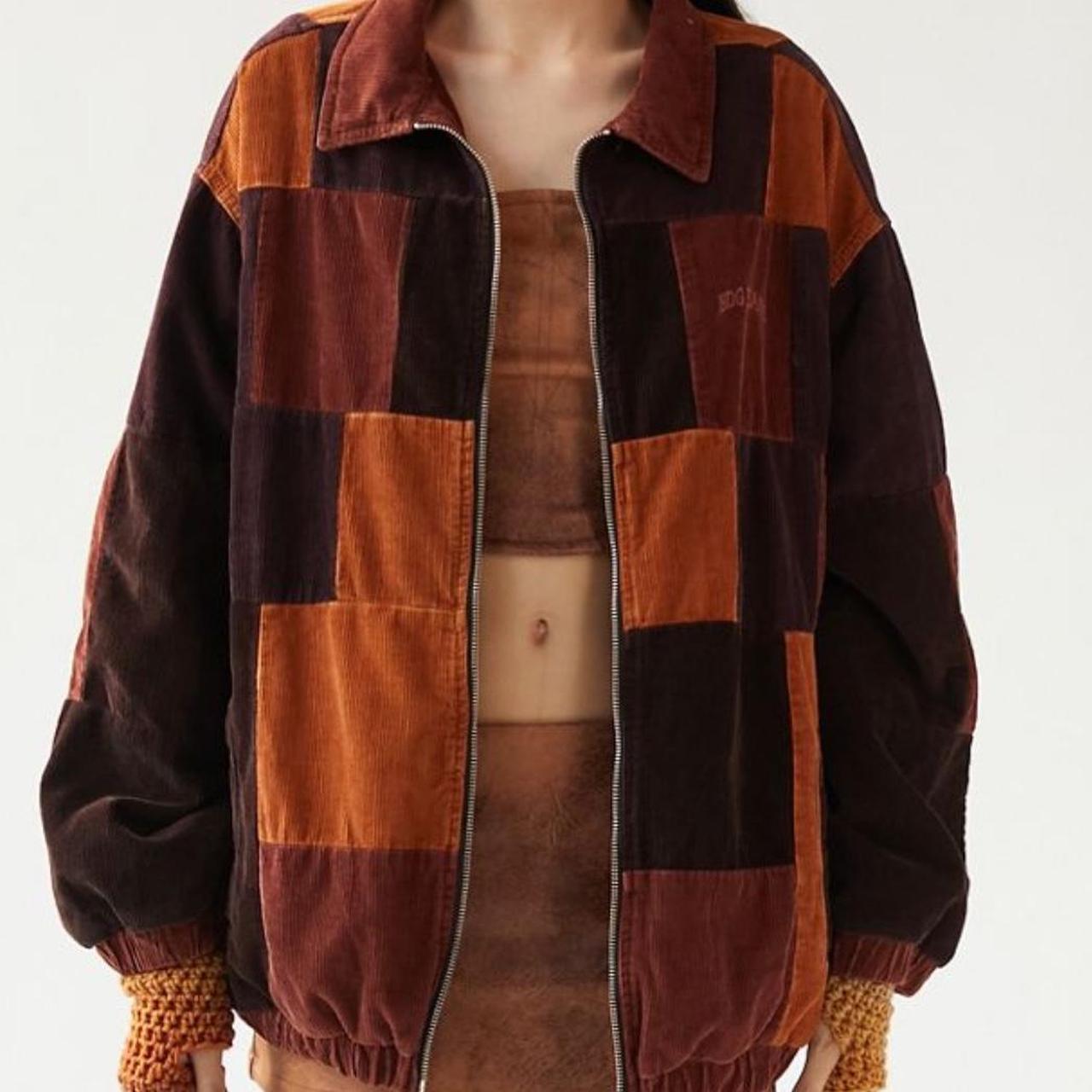 BDG Women's Jacket - Multi/Brown - S – Patchwork … - image 3
