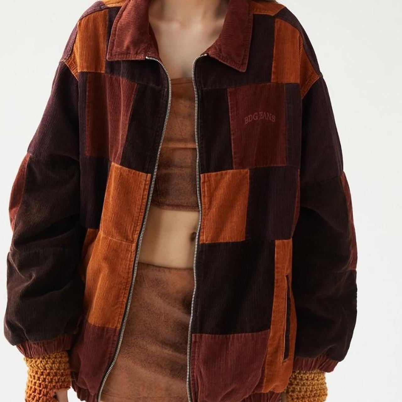 BDG Women's Jacket - Multi/Brown - S – Patchwork … - image 5