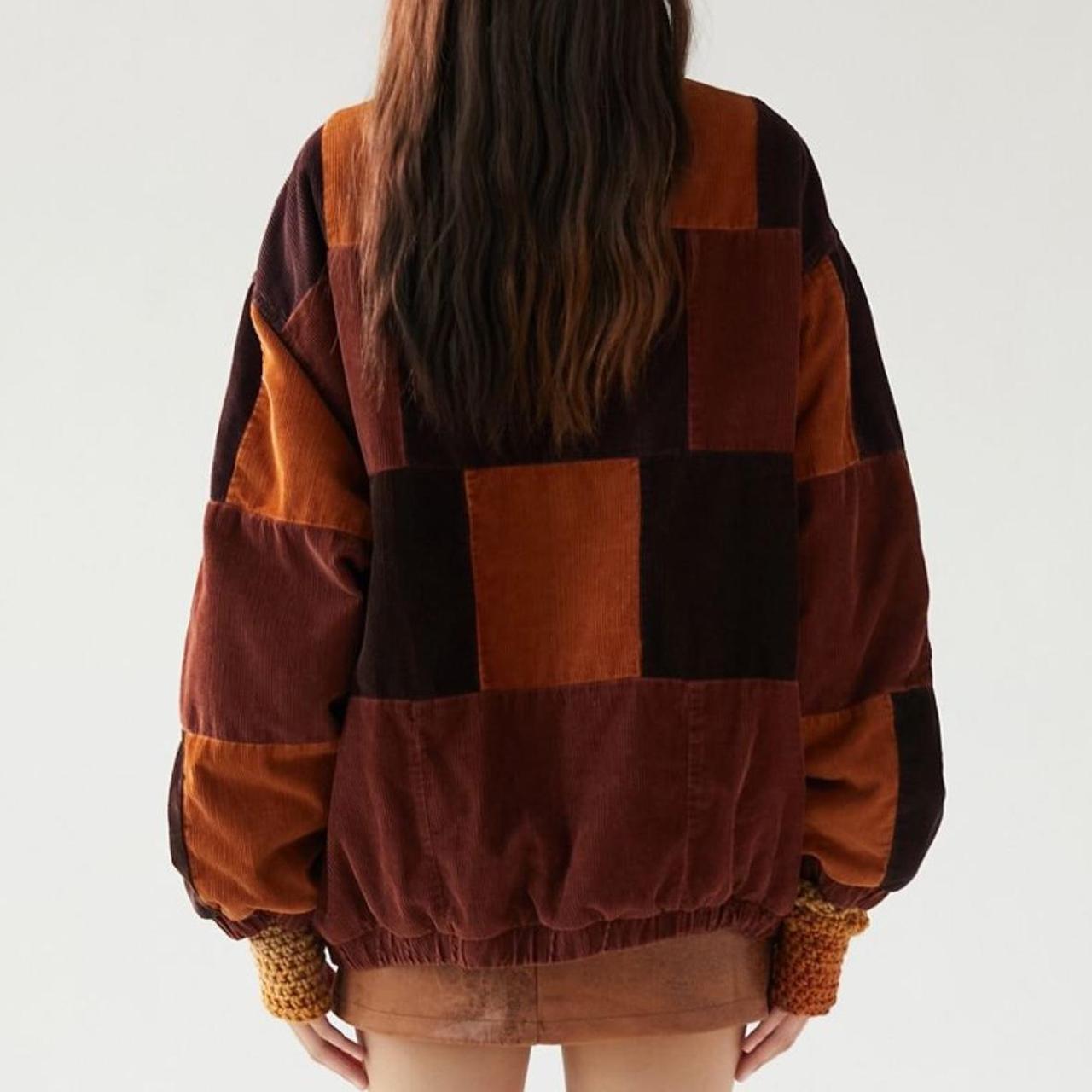 BDG Women's Jacket - Multi/Brown - S – Patchwork … - image 1