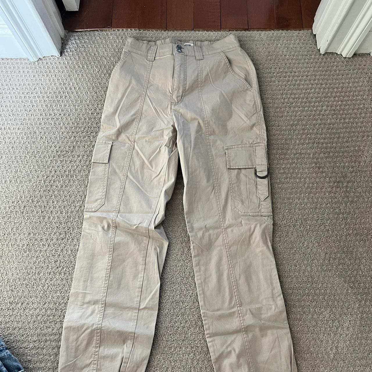 Garage tan cargo joggers Depop