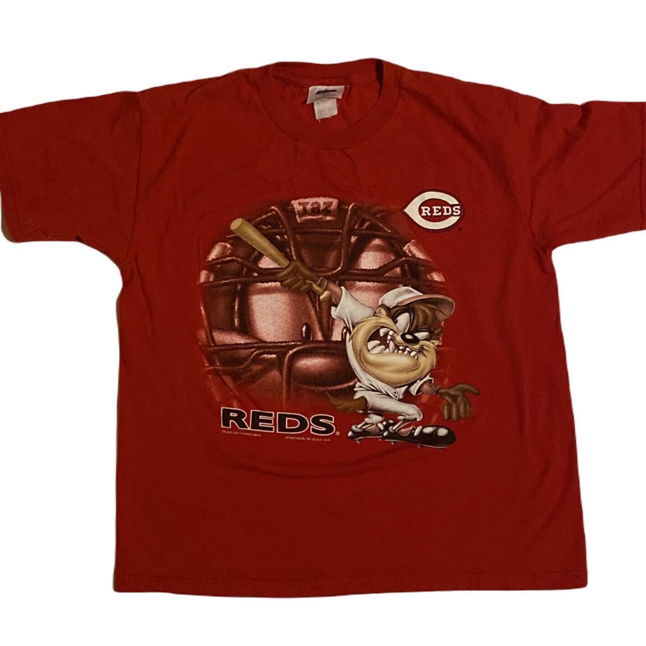 Vintage MLB Cincinnati Reds Looney Tunes Shirt, Cincinnati Reds