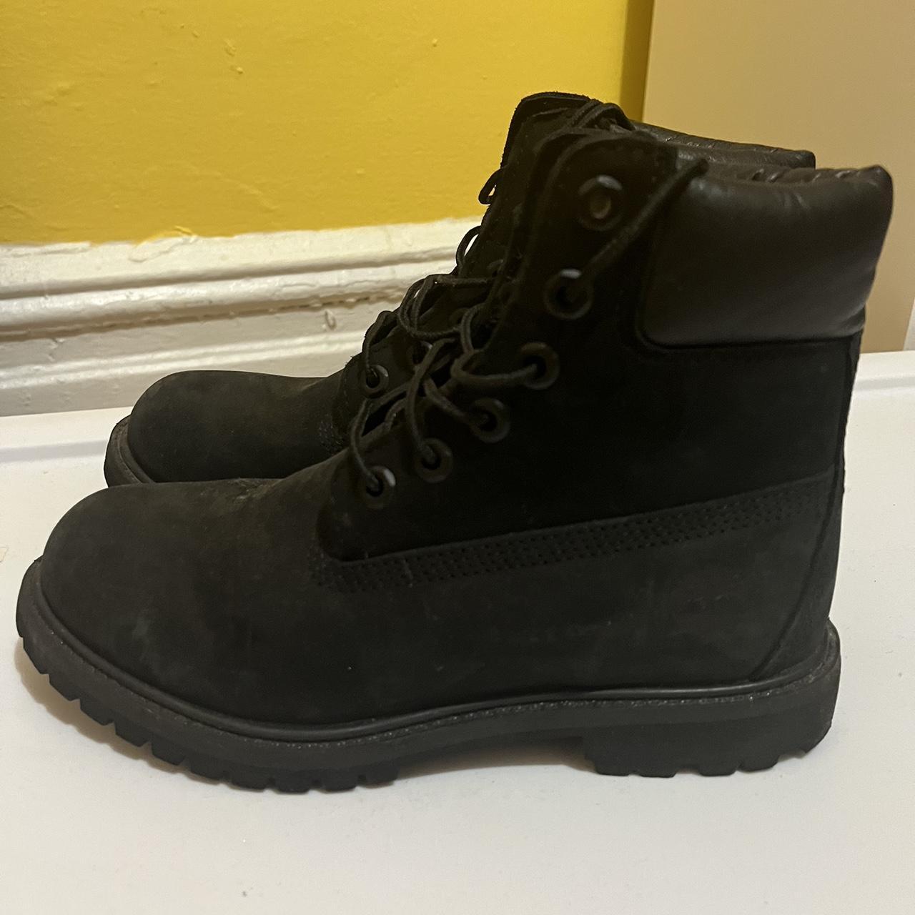 timberland black walking boots