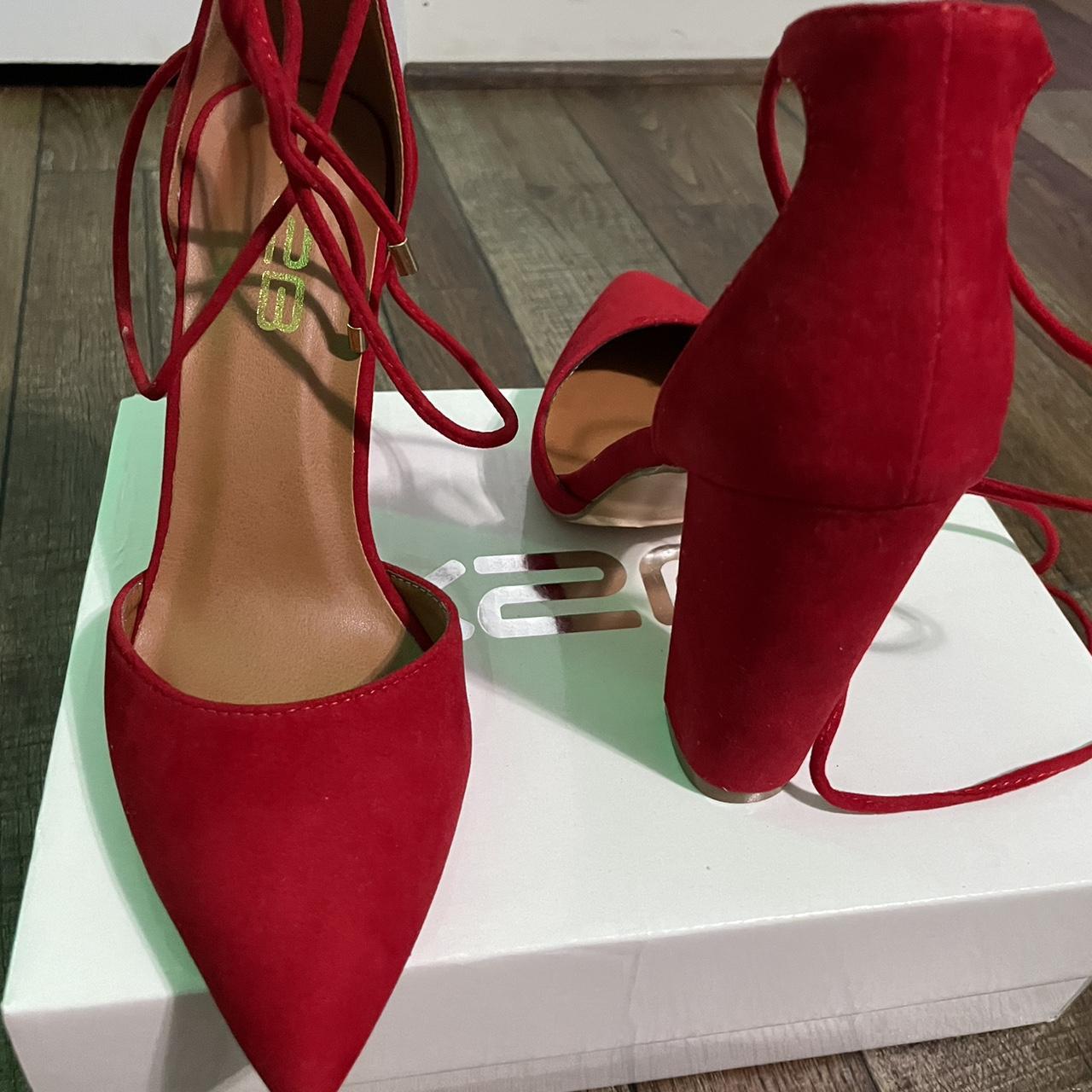 dillards red heels