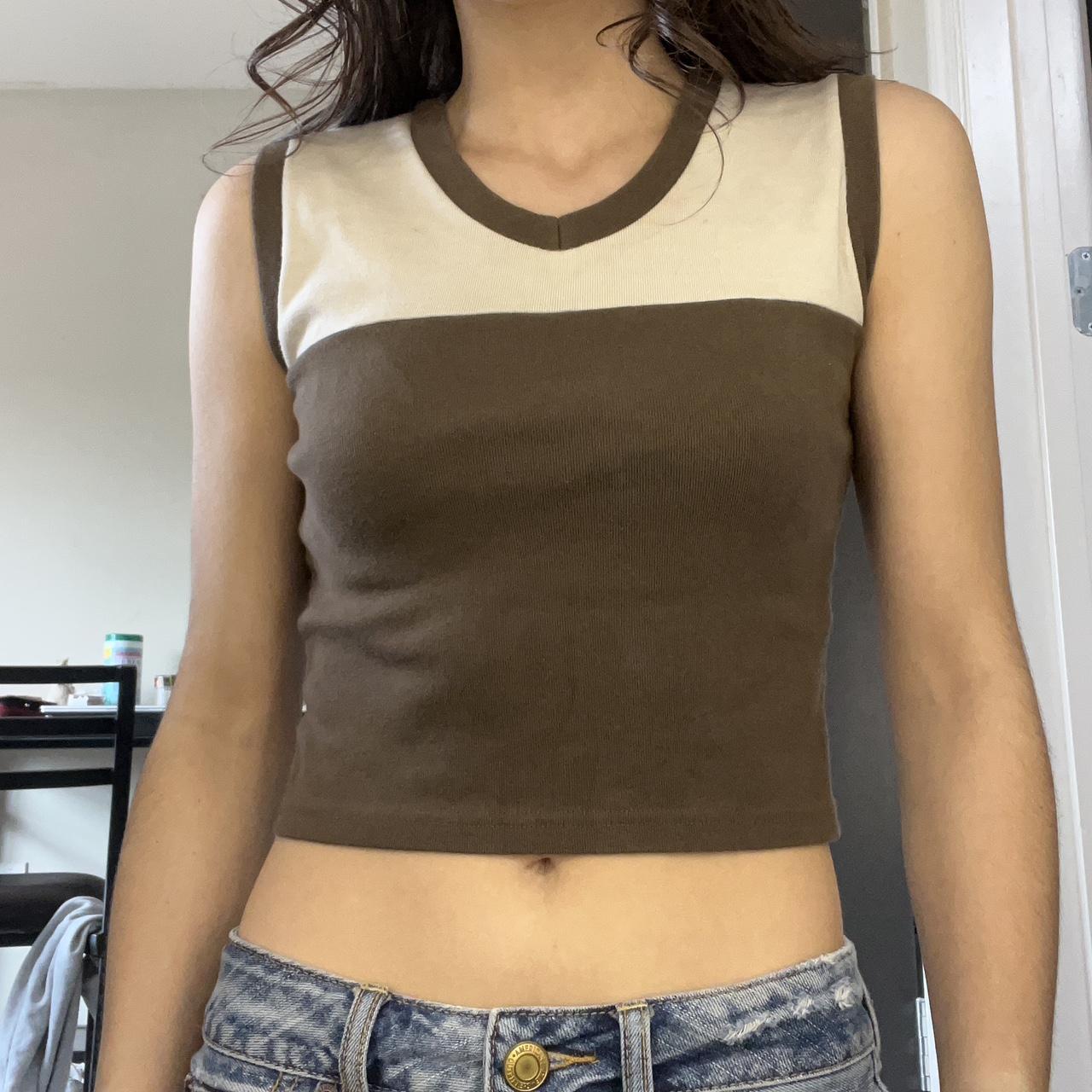 Brandy Melville Women's Tank top Brown XS – Brandy Melville