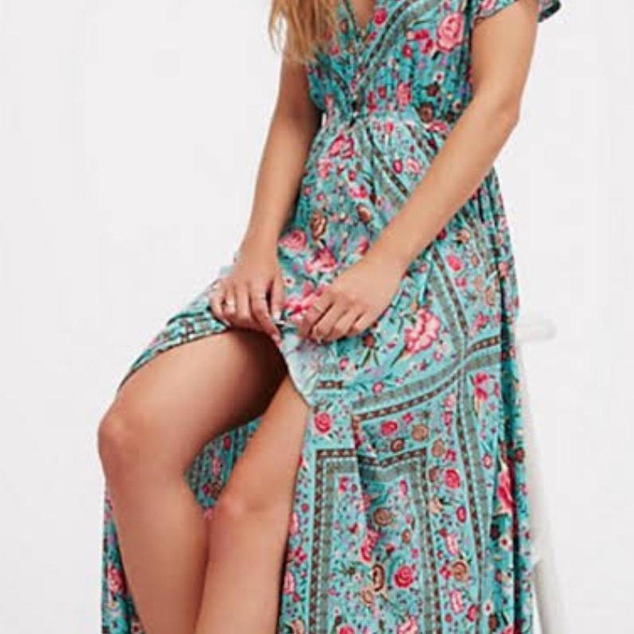 🌸Spell Babushka gown turquoise small 🦄 Love this... Depop