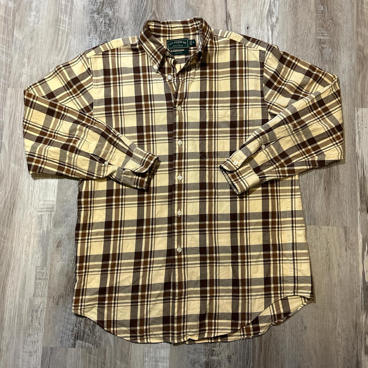 Filson Plaid Button-Up Shirt sold Sz. Large